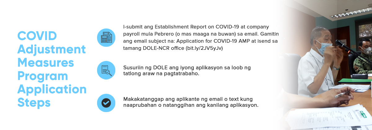 COVID-19 Adjustment Measure Program Steps